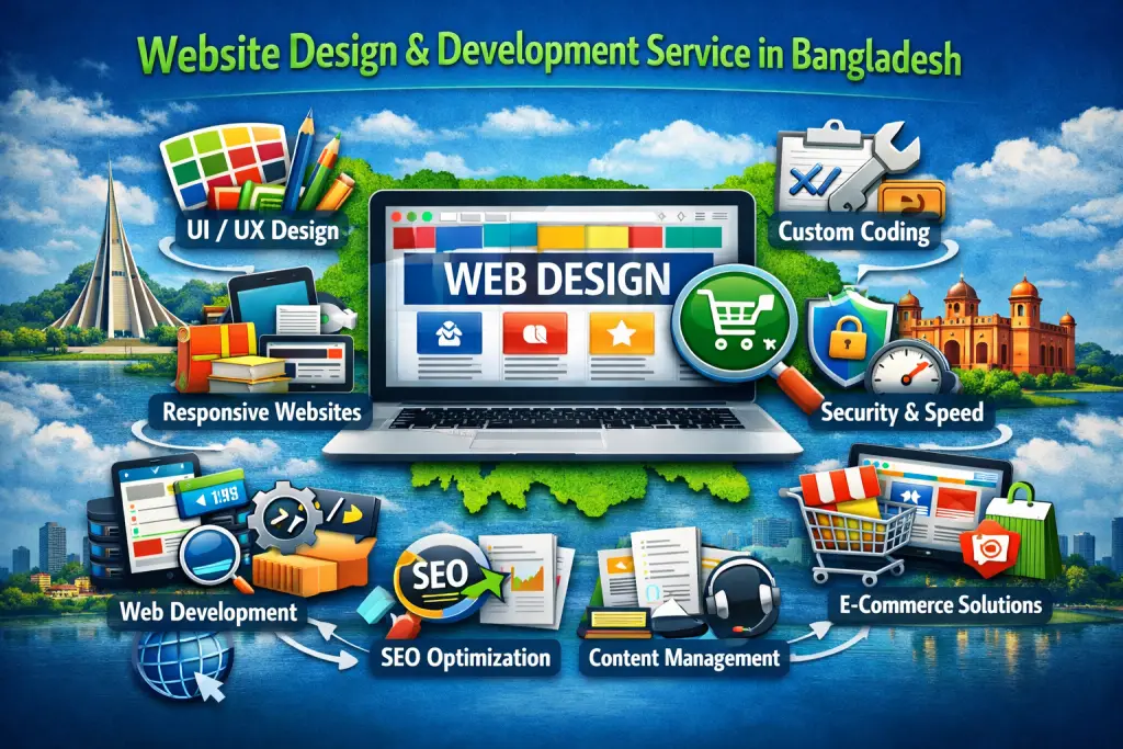 Website Design & Development Service in Bangladesh